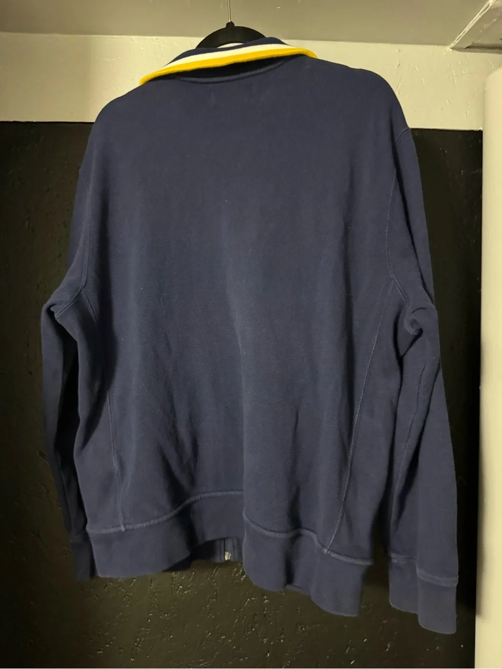 Ralph Lauren Full-Zip Navy Blue Jacket, Size XL.